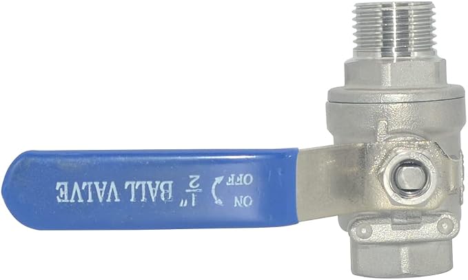 DAN SPEED Full Port Ball Valve Male x Female S304 Stainless Steel Heavy Duty - Image 6