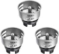 Small Basket Strainer for 2-inch Sink Drain, Bar/rv Sink Strainer, 3 Pack by Sepaitek