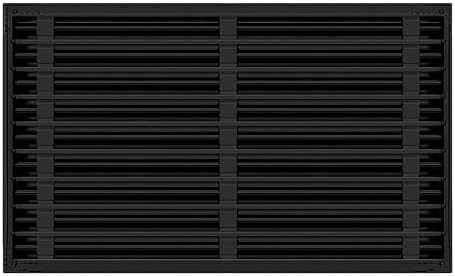 BUILDMART - 30x18 Modern AC Vent Cover - Decorative Black Aluminum Air Vent - - Image 2