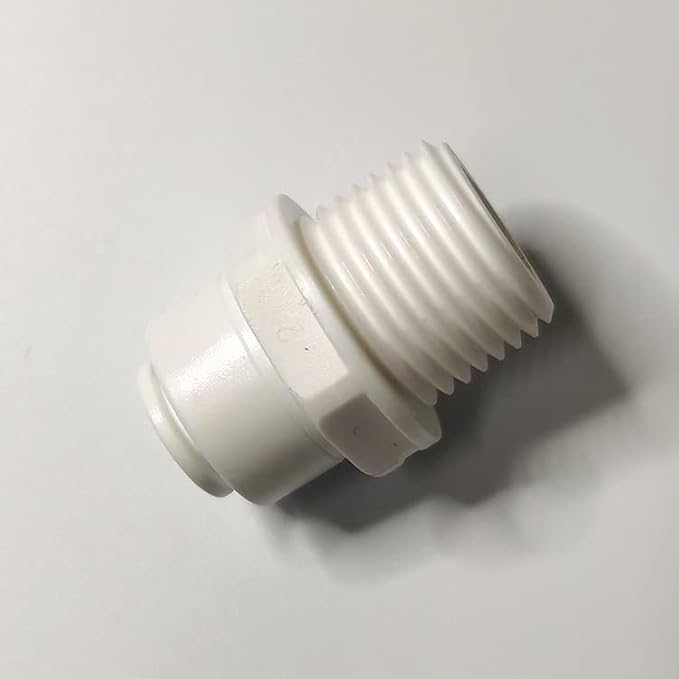 Malida Push to Connect 1/2 Male Connector x 3/8 Ro Tube Fitting, 10 Pack | Food - Image 4