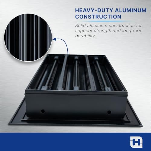 Fits 8x4 Duct Opening, Modern AC Vent Cover, Linear Slot Diffuser - Image 3