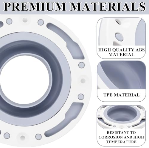 Toilet Flange Repair Kit Fits for 4 Inch 5 Inch or Special 3 Inch Drain Pipe - Image 3