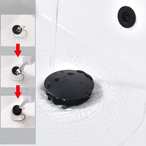 Rockgoya Bathroom Sink Drain, Drain Stopper Bathroom Sink Without Overflow - Image 5