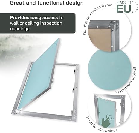 Vent Systems 16" x 20" Inch Aluminum Drywall Access Panel – Recessed Metal - Image 3