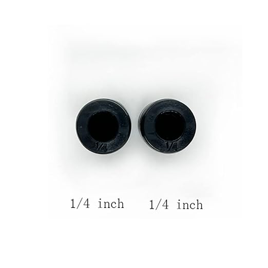 zjxed 1/4" OD x 1/4" OD Straight Pneumatic Connector, Push to Connect fittings - Image 2