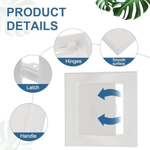 PATIKIL 6.5x6.5 Inch Removable Hinged Access Panel - Image 3