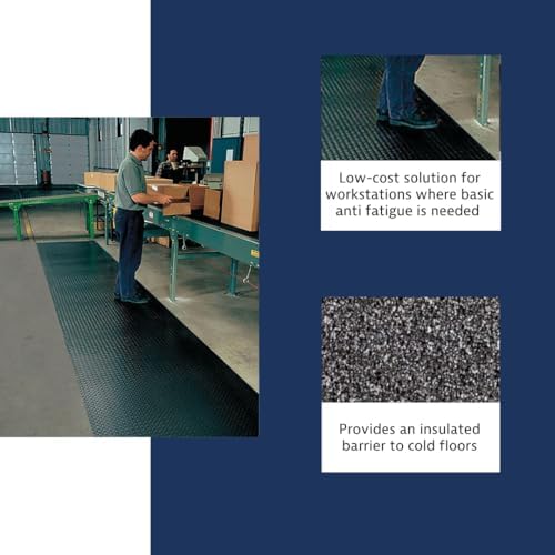 NoTrax 418 Diamond Tred™ 3' x 60' x 5/8" Anti Fatigue Mat - Image 4
