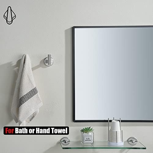 JQK Bathroom Towel Hook, Coat Robe Clothes Bath Wall Hooks - Image 4