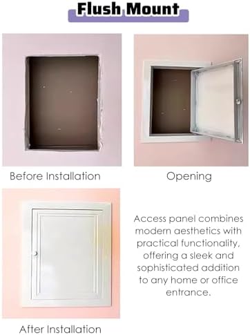 White Pull Open Attic Access Door Latch Ceiling 22 X 22, 22 X 30, 22 X 36 - Image 7