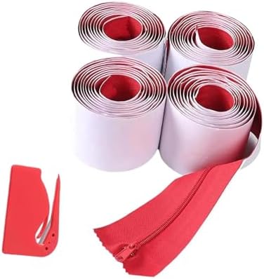 Zipper Door 4 Roll Dust Barrier Zipper 7ft X 3in Outdoor Door Zip Professional by Unknown