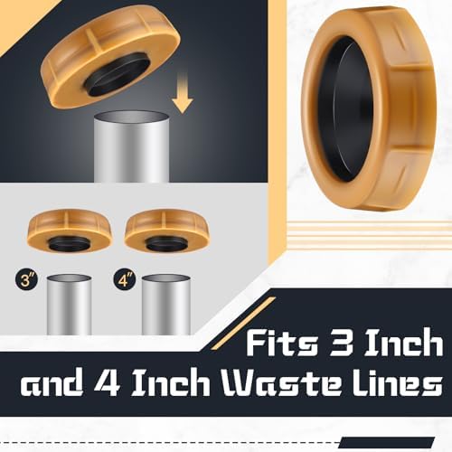 Marsui 4 Pack Toilet Wax Ring Thick Toilet Bowl Wax Ring Gasket - Image 4