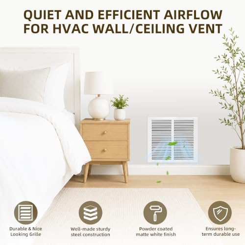 30x6 Return Air Grille for 30"W x 6"H Duct Opening, Return Air Vent Cover - Image 4