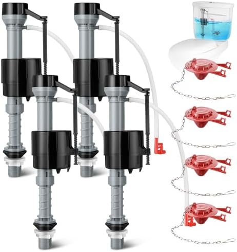 4 Sets Toilet Float Replacement Kit by Saillong