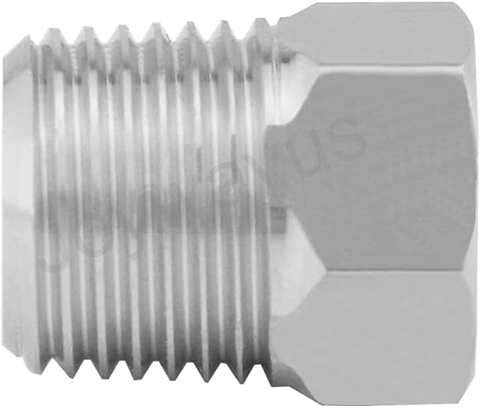 Joywayus 5Pcs Stainless Steel Outer Hex Thread Socket Pipe Plug Fitting 1/8" - Image 4