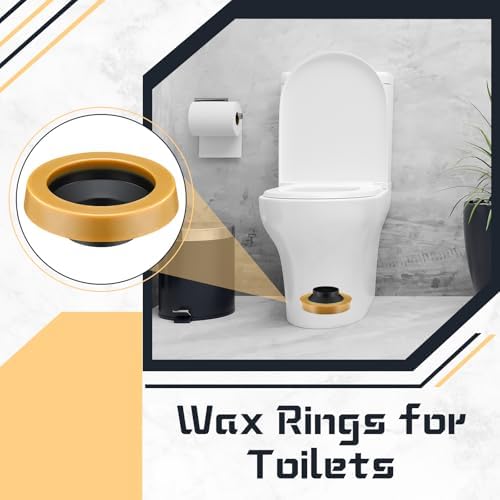 Marsui 4 Pack Toilet Wax Ring Thick Toilet Bowl Wax Ring Gasket - Image 5