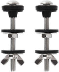 2PCS Universal Toilet Seat Screws Replacement Kit, Heavy Duty Toilet Tank Bolts by Unknown