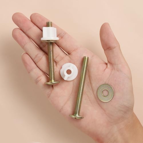 2pcs Toilet Seat Bolts, Steel Toilet Seat Screw Replacement Kit - Image 4