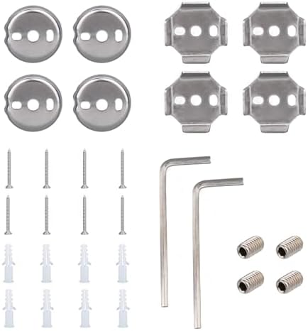30pcs Towel Bar Rod Replacement Parts Set, Stainless Steel Bathroom Mounting by Unknown