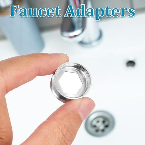 OSALADI Faucet Adapter Kit 8 Pcs Male to Female Faucet Adapter - Image 5