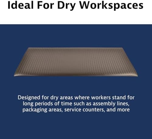 NoTrax 418 Diamond Tred™ 3' x 12' x 5/8" Anti Fatigue Mat - Image 5