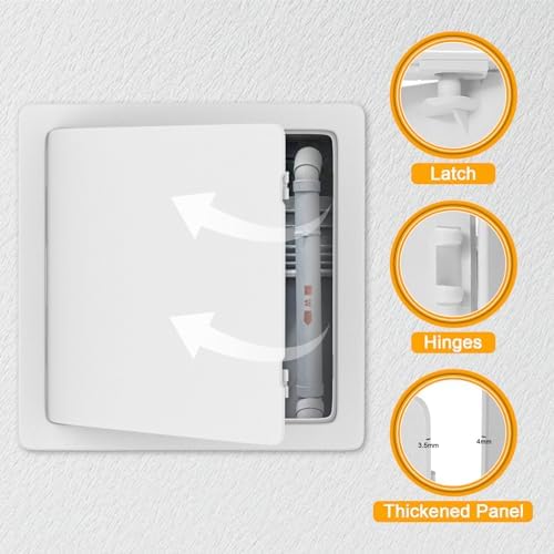 Suteck Access Panel for Drywall 14 x 14 Inch, Ceiling&Plumbing Access Door - Image 5