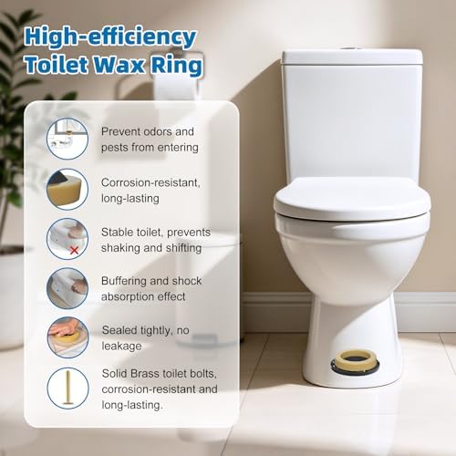 Universal Extra Thick Toilet Wax Ring, Wax Ring - Image 2