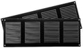Repa Market 2-Pack Air Vent Cover 16x6 Inch Black Galvanized Steel Louvered by RepaMarket