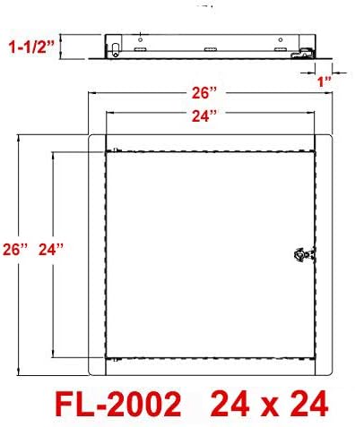 Premier Flush Access Panel, 2002 Series, Screwdriver Latch - Image 3