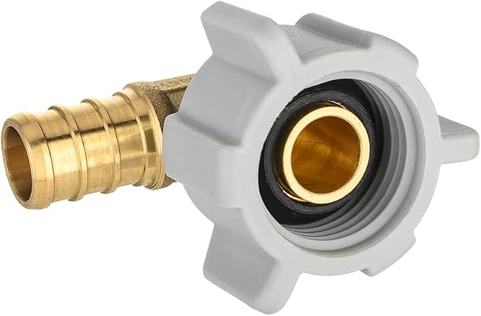 EFIELD 1/2" Pex x 1/2" Female NPT Swivel Elbow | Brass Barb Crimp Fittings - Image 5