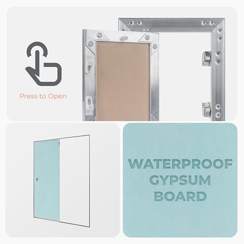 10" x 16" Drywall Access Panel – Aluminum Frame Gypsum Hatch Access Panel - Image 4