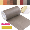Wood Grain Repair Tape, 5.9 inch X 32ft Self Adhesive Wood Colored Tape by ZERNBER