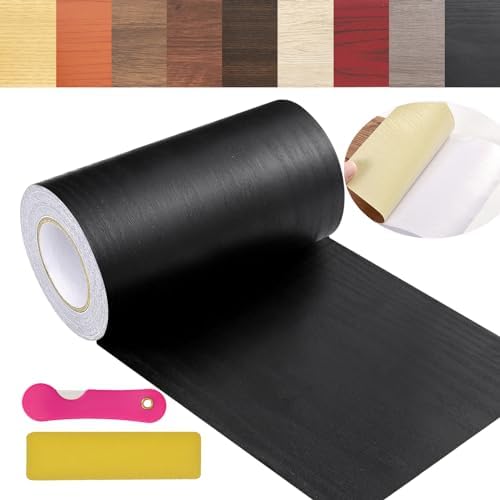 Wood Grain Repair Tape, 5.9 inch X 32ft Self Adhesive Wood Colored Tape by ZERNBER
