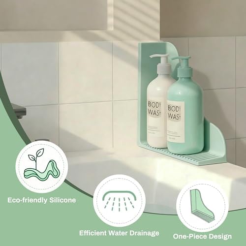 Roslim No-Adhesive 2-Pack All-Silicone Shower Splash Guard - Image 3