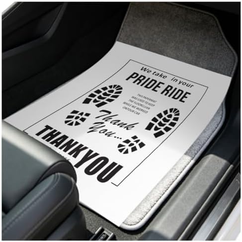 12PCS Paper Floor Mats for Cars Detail, Foldable Disposable Car Floor Mats for by Unknown