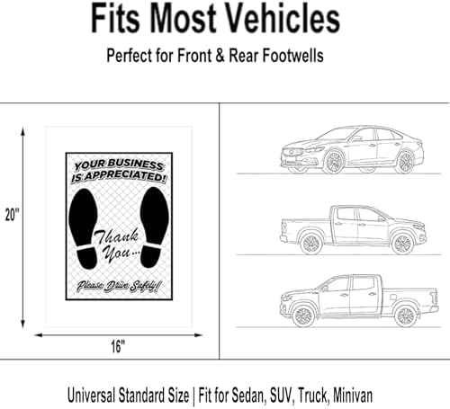 White Car Paper Floor Mats :100Pcs Disposable Floor Cars Auto Vehicles - Image 4