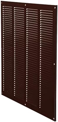 Repa Market Air Vent Cover 16x16 Inch Brown Galvanized Steel Louvered Grill - Image 7