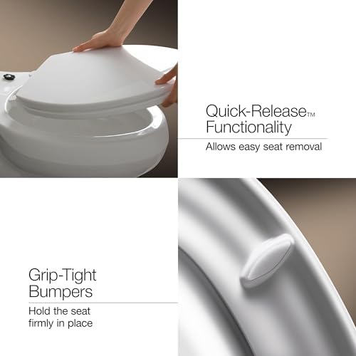 KOHLER 4639-RL-K4 Cachet ReadyLatch Round Toilet Seat Soft Close - Image 6