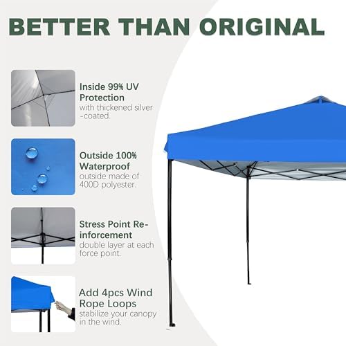10x10 Canopy Replacement Top - Image 3