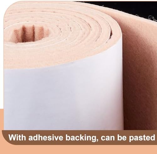 Jecery Adhesive Felt Roll, 1/4" X 6" X 2.5 Yard - Image 3