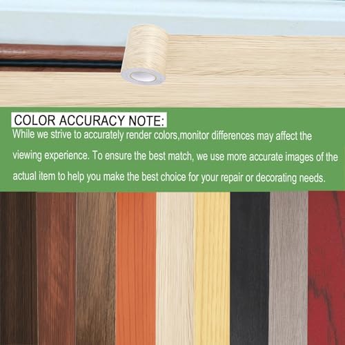 Wood Grain Repair Tape, 2.4 inch X 32ft Self Adhesive Wood Colored Tape - Image 2