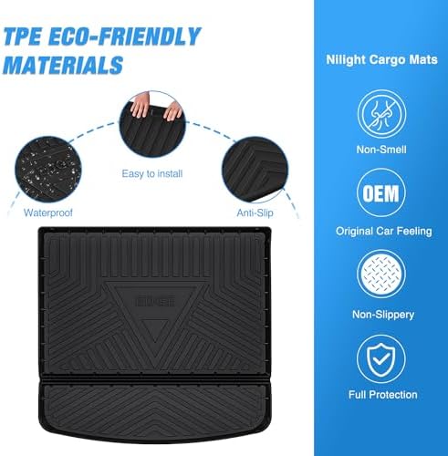 Nilight Cargo Mats for Ford Edge - Image 3