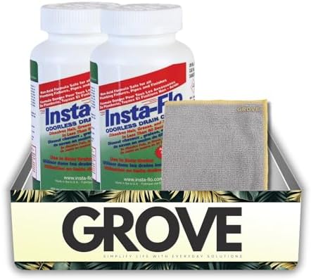 Drain Clog Remover – Insta-Flo Crystals Drain Cleaner 1 lb Bundle by Unknown