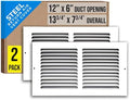 Fits 12x6 Duct Opening | Steel Return Air Grille by Handua | Vent Cover Grill by Handua