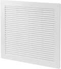 12 x 12 Inch White Air Vent Cover – Plastic Square Air Vent Grill Cover by VezoWorks