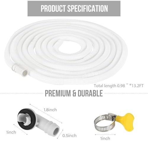Air Conditioner Drain Hose Kit, 13.2 ft Drain Pipe - Image 2