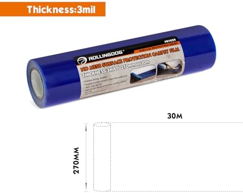 ROLLINGDOG 3Mil Carpet Protective Film Anti-Tear Carpet Protection Film - Image 2