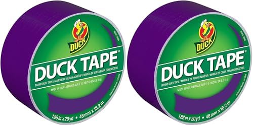 Duck 283138 Tape, 1.88 inches x 20 Yards, Single Roll- Pack of 2 by DuckBrand