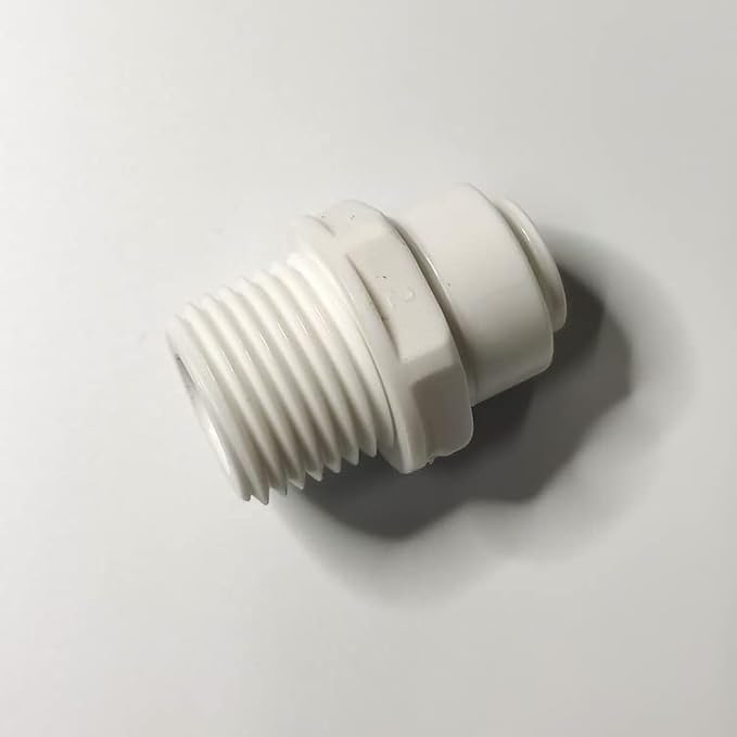 Malida Push to Connect 1/2 Male Connector x 3/8 Ro Tube Fitting, 10 Pack | Food - Image 3