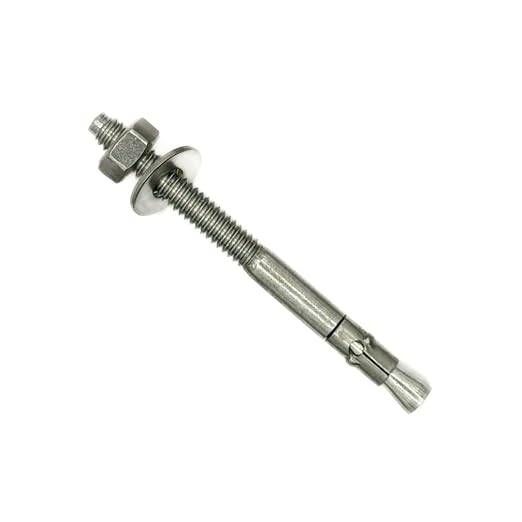 Mighty Fasteners Wedge Anchors – Heavy-Duty 304 Stainless Steel Expansion Bolts by We%E2%80%99reFastenedtoYourNeeds