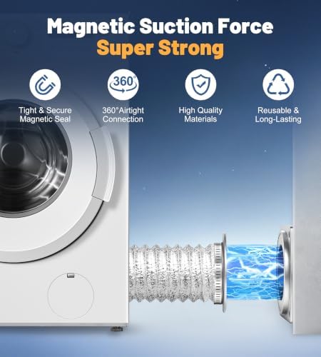 Magnetic Dryer Vent Coupling Connector Kit - Image 6